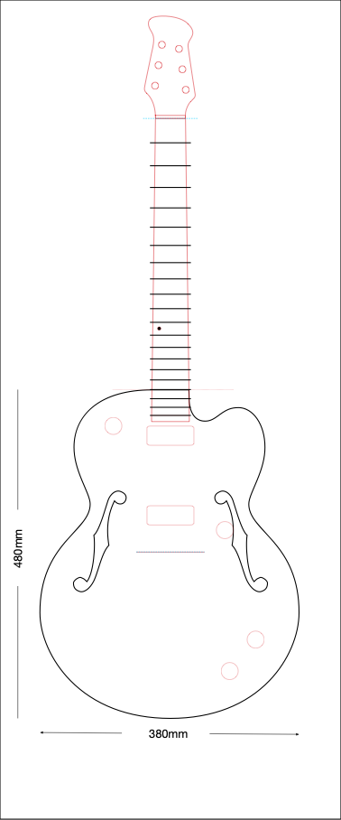 drawing of proposed semi-acoustic